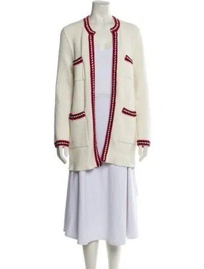 Pre-owned Sandro Jacket In Neutral