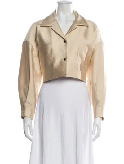 Pre-owned Sandro Jacket In Neutral