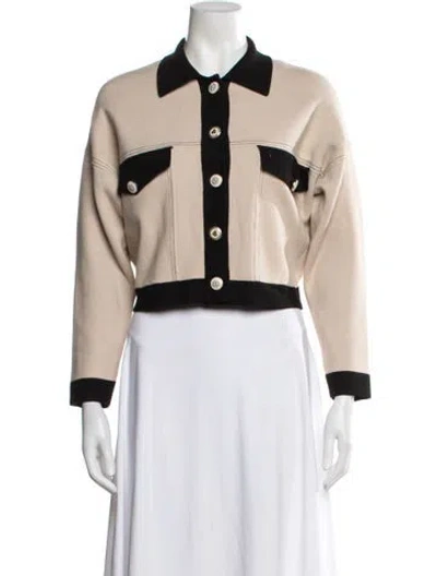 Pre-owned Sandro Jacket In Neutrals