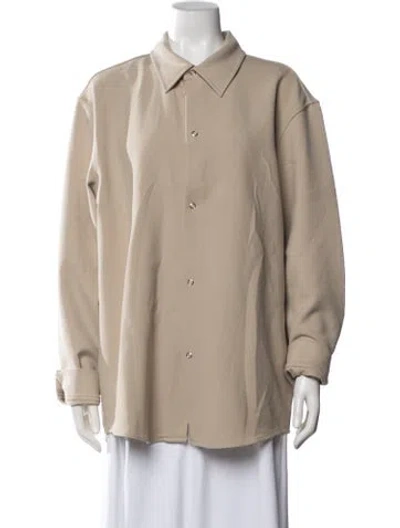 Pre-owned Sandro Jacket In Neutrals