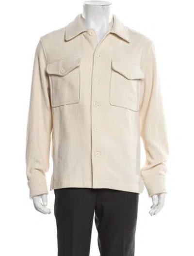 Pre-owned Sandro Jacket In Neutrals