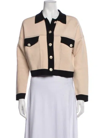 Pre-owned Sandro Jacket In Neutrals