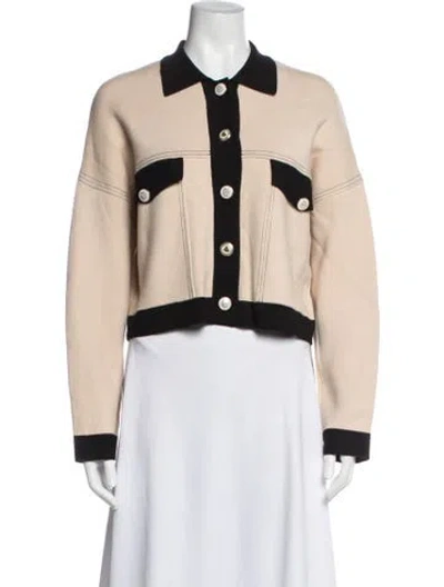 Pre-owned Sandro Jacket In Neutrals