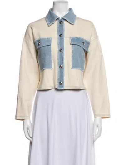 Pre-owned Sandro Jacket In Neutrals
