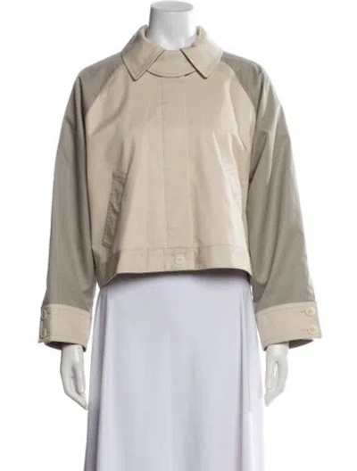 Pre-owned Sandro Jacket In Neutrals