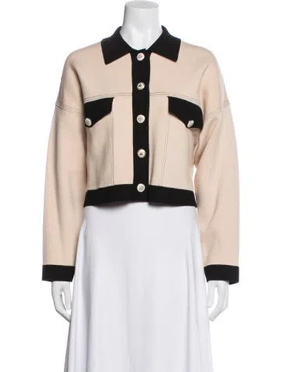 Pre-owned Sandro Jacket In Neutrals
