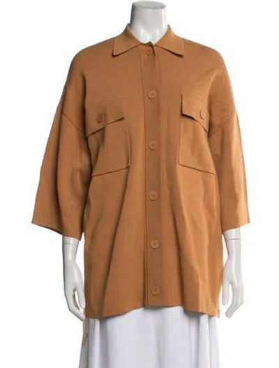 Pre-owned Sandro Jacket In Orange