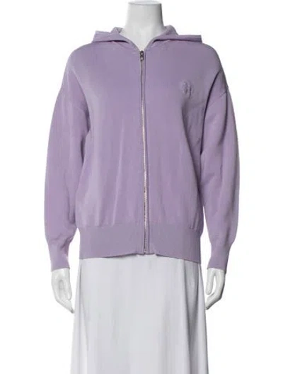 Pre-owned Sandro Jacket In Purple