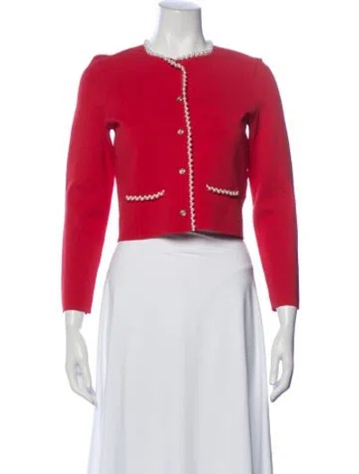 Pre-owned Sandro Jacket In Red