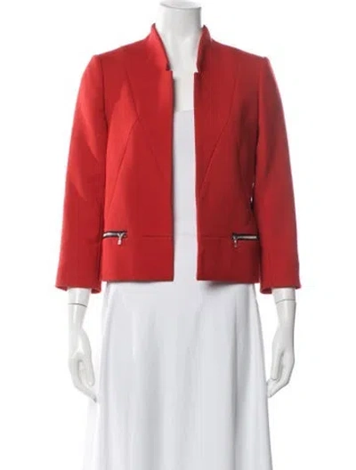 Pre-owned Sandro Jacket In Red