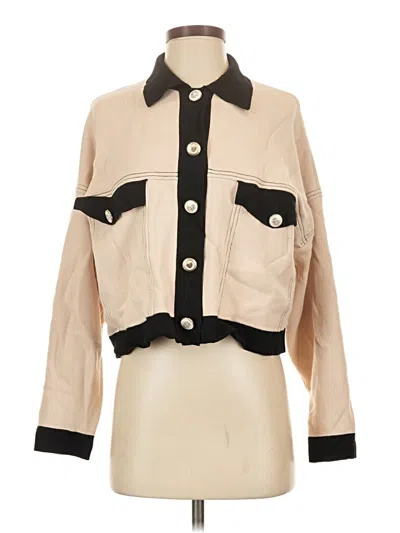 Pre-owned Sandro Jacket In Tan