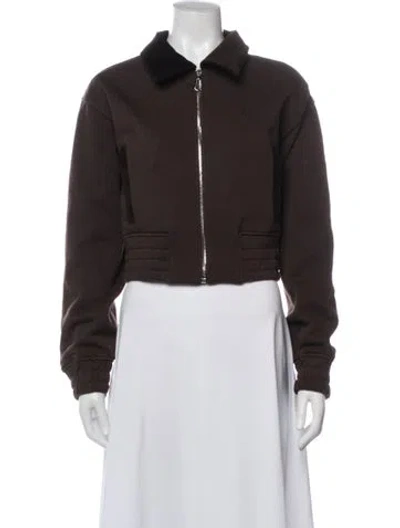 Pre-owned Sandro Jacket W/ Tags In Brown