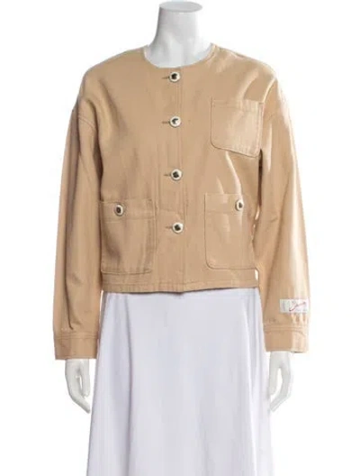 Pre-owned Sandro Jacket W/ Tags In Neutrals