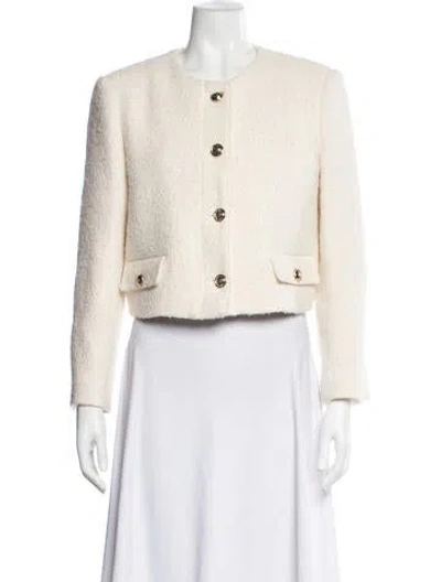 Pre-owned Sandro Jacket In White