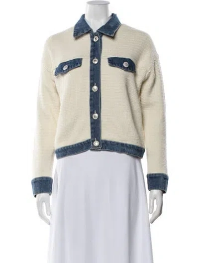 Pre-owned Sandro Jacket In White