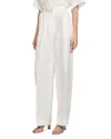 Sandro Jacquard Floral Pants In White