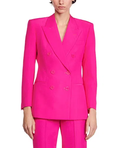 Sandro Jenifer Blazer In Pink