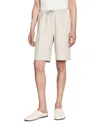 Sandro Jersey Bermuda Shorts In Aluminum