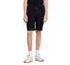 Sandro Jersey Bermuda Shorts In Black