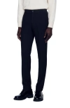 Sandro Tuxedo Pants In Black