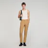 Sandro Jersey Trousers In Brown