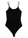 Sandro Jewellery-detail Knitted Bodysuit In Black