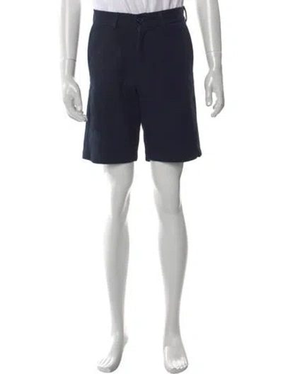 Pre-owned Sandro Jogger Shorts In Blue