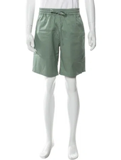 Pre-owned Sandro Jogger Shorts In Green