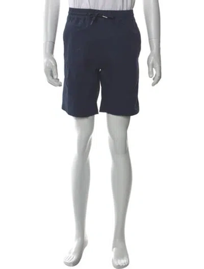 Pre-owned Sandro Jogger Shorts W/ Tags In Blue