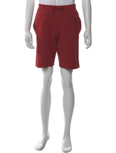 Pre-owned Sandro Jogger Shorts W/ Tags In Red