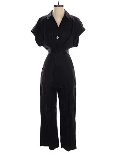 Pre-owned Sandro Jumpsuit In Black