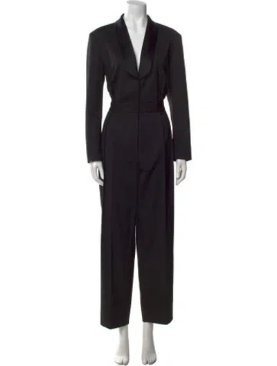 Pre-owned Sandro Jumpsuit In Black