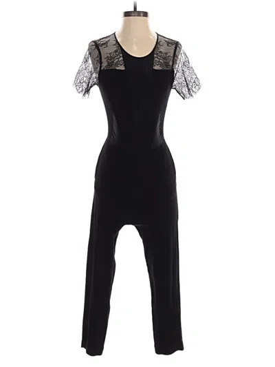 Pre-owned Sandro Jumpsuit In Black