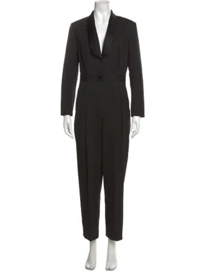 Pre-owned Sandro Jumpsuit In Black