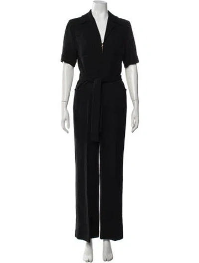 Pre-owned Sandro Jumpsuit In Black