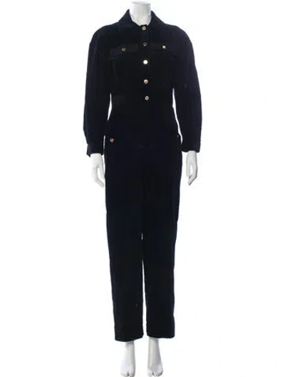 Pre-owned Sandro Jumpsuit In Blue