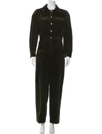 Pre-owned Sandro Jumpsuit In Green