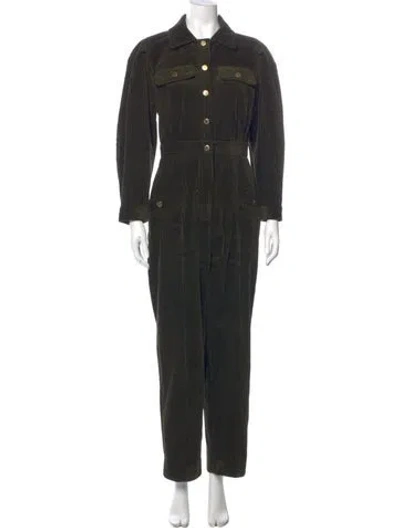 Pre-owned Sandro Jumpsuit In Green