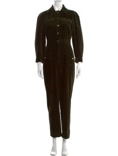 Pre-owned Sandro Jumpsuit In Green