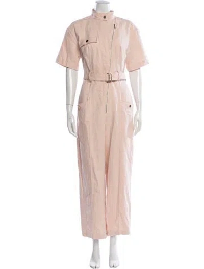 Pre-owned Sandro Jumpsuit In Neutral