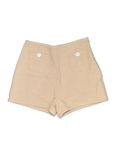 Pre-owned Sandro Khaki Shorts In Tan
