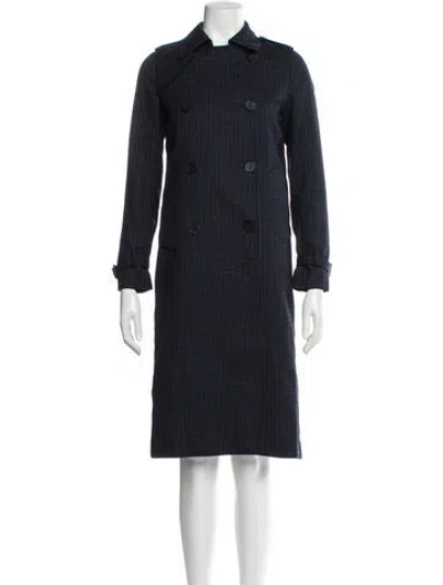 Pre-owned Sandro Knee-length Dress In Blue
