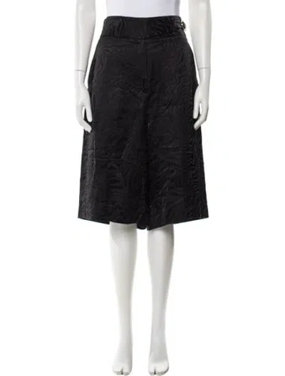 Pre-owned Sandro Knee-length Shorts In Black