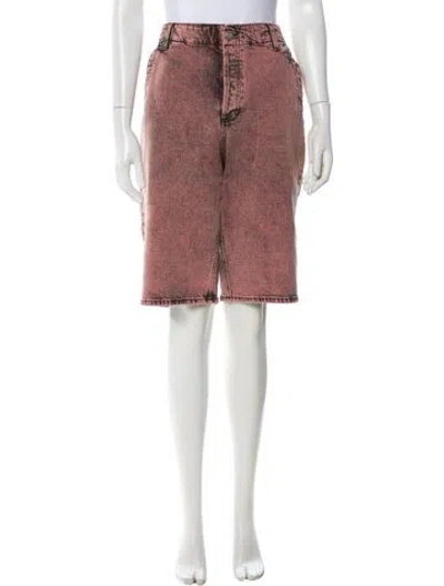 Pre-owned Sandro Knee-length Shorts In Pink