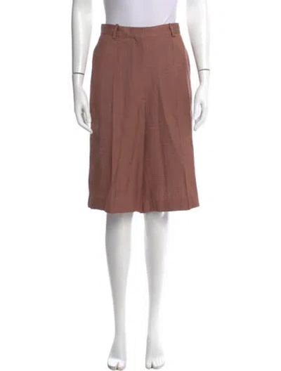 Pre-owned Sandro Knee-length Shorts In Pink