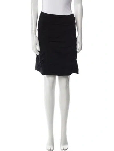 Pre-owned Sandro Knee-length Skirt In Black