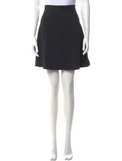Pre-owned Sandro Knee-length Skirt In Black