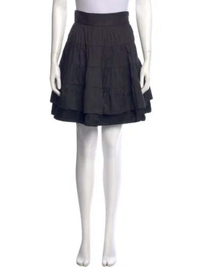 Pre-owned Sandro Knee-length Skirt In Blue