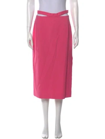 Pre-owned Sandro Knee-length Skirt In Pink