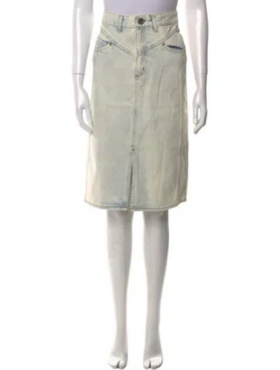 Pre-owned Sandro Knee-length Skirt W/ Tags In Neutral